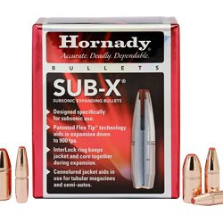 Hornady Sub-X, .458 Diameter, 410 Grain, Flex Tip, 50 Count