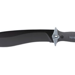 Kershaw Machete, 10" Fixed Blade Knife, Plain Edge, Carbon/Powdercoat, I...