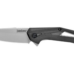 Kershaw Airlock, 3" Folding Knife/Assisted, Drop Point, Plain Edge, 4CR1...