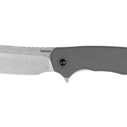 Kershaw WHARF, Folding Knife, Flipper Assisted Opening, Plain Edge, 8Cr1...