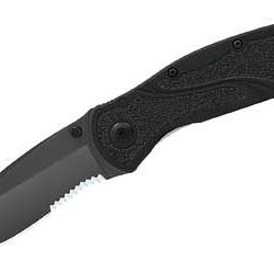 Kershaw Blur Glass Breaker, 3.4", Assisted Folding Knife, Modified Drop ...