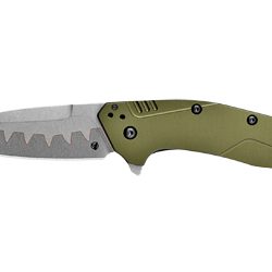 Kershaw Dividend, Folding Knife/Assisted, Drop Point, Plain Edge, 3" Com...