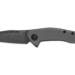 Kershaw Sanctum, Folding Knife, Flipper Assisted Opening, Plain Edge, 8C...
