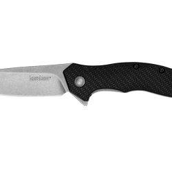 Kershaw Shoreline, Folding Knife, Flipper Assisted Opening, Plain Edge, ...
