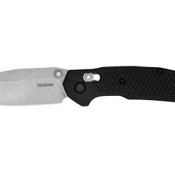 Kershaw Heist, Folding Knife, Flipper Assisted Opening, Plain Edge, D2 T...