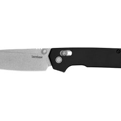 Kershaw Sanctum, Folding Knife, Flipper Assisted Opening, Plain Edge, D2...