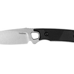 Kershaw Steppe, Fixed Blade Knife, Plain Edge, D2 Blade Steel, Stone Was...