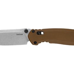 Kershaw Broadside, Folding Knife, 3.5" Spear Point Blade, D2 Blade Steel...