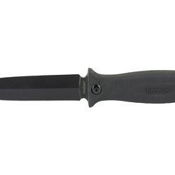 Kershaw Secret Agent, 4.4" Fixed Blade Knife, Spear Point, Plain Edge, B...