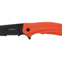 Kershaw Barricade, Folding Knife, Assisted Opening, 3.5" Drop Point Blad...