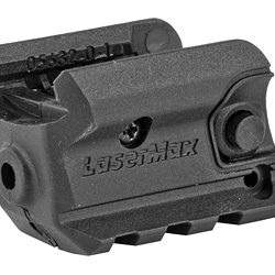 LaserMax Red Rail Laser, Fits Ruger SR22/SR9c/SR30c, Black Finish, Includes B...