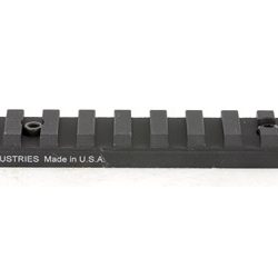 Midwest Industries 1 Piece Base, Fits Ruger 10/22, Black
