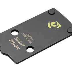 Night Fision Pistol Optic Plate, Fits Glock 48/43X, Holosun 507K, Black GLK-O...