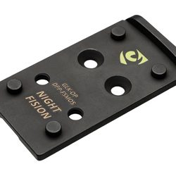 Night Fision Pistol Optic Plate, Fits Full Size Glock MOS, Leupold Delta Poin...