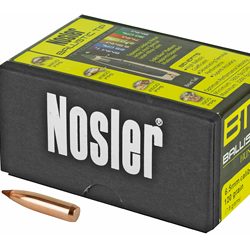 Nosler Ballistic Tip, .264 Diameter, 6.5MM, 120 Grain, Spitzer Boat Tail, 50 ...