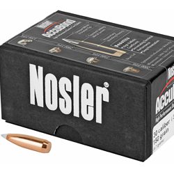 Nosler AccuBond, .308 Diameter, 30 Caliber, 150 Grain, Spitzer Boat Tail, 50 ...