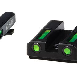Hi-Viz LiteWave H3 Tritium/Litepipe Night Sights, Fits Glock 17/19/26/27/33/3...