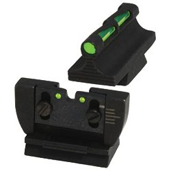 Hi-Viz Litewave Sight, Fits Rug 10/22, 3 Color Red, White, Green, Front/Rear