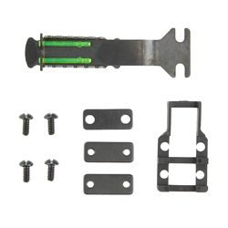 Hi-Viz Green 2 dot adjustable rear sight (large). Fits vent rib widths from 3...