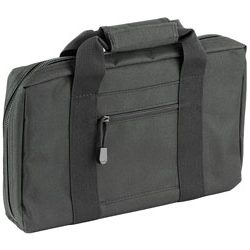 NcSTAR Discreet Pistol Case, Nylon, Black, Two Padded Handgun Compartments, S...