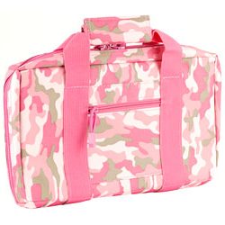 NcSTAR Discreet Pistol Case, Nylon, Pink, Two Padded Handgun Compartments, Si...