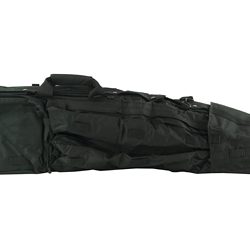 NcSTAR Drag Bag, 45" Rifle Case, Nylon, Black, Includes Backpack Shoulder Straps
