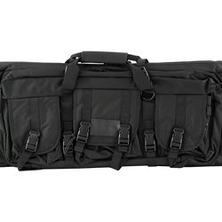 NcSTAR Double Carbine Case, 42" Rifle Case, Nylon, Black, Exterior PALS Webbi...