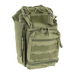 NcSTAR First Responder Utility Bag, Nylon, Green, MOLLE / PALS Webbing, Rear ...