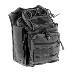 NcSTAR First Responder Utility Bag, Nylon, Gray, MOLLE / PALS Webbing, Rear C...