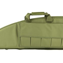 NcSTAR 2907 Series Rifle Case, Green, Nylon, 36" Length, Includes 5 Exterior ...