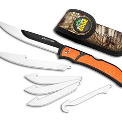 Outdoor Edge Razorwork, Folding Knife, Plain Edge, Black Oxide Finish, 4...