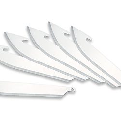 Outdoor Edge Edge Drop-Point Blades, Plain Edge, 3.5" Blades, 420J2 Stai...