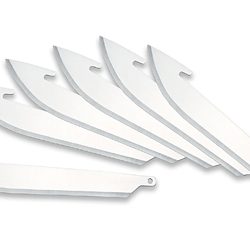 Outdoor Edge Edge Drop-Point Blades, Plain Edge, 3" Blades, 420J2 Stainl...