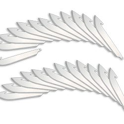 Outdoor Edge Edge Drop-Point Blades, Plain Edge, 3.5" Blades, 420J2 Stai...