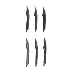 Outdoor Edge Edge Boning/Filet Blades, Plain Edge, 5" Blades, 420J2 Stai...