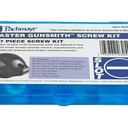 Pachmayr Master Gunsmith Screw Kit, 277 Pieces, Black
