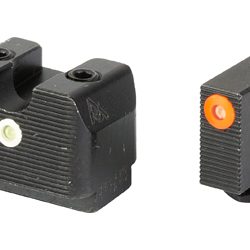 Rival Arms Tritium Night Sight, Fits Glock 17/19 MOS, Orange Front, Black Rear