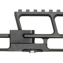 RS Regulate Rear Biased Lower, Modular Side Mount, Fits AKM Type Rifles, Matt...