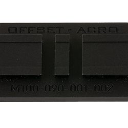 Reptilia AUS Offset Mount, Anodized Finish, Black, Fits Aimpoint ACRO