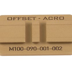 Reptilia AUS Offset Mount, Anodized Finish, Flat Dark Earth, Fits Aimpoint ACRO