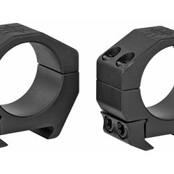 Seekins Precision Scope Ring, .82" Low, 30mm, 4 Cap Screw, Black Finish