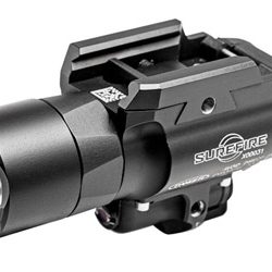 Surefire X400 Ultra Weapon Light and Laser, Fits Picatinny, Black, LED 1000 L...