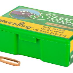 Sierra Bullets MatchKing, .243 Diameter, 6MM/243 Winchester, 107 Grain, Boat ...