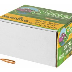 Sierra Bullets MatchKing, .338 Diameter, 338 Caliber, 300 Grain, Hollow Point...