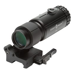 Sightmark T-5 Magnifier 5X with Flip to Side Mount, 5X Magnifier, 30mm Tube, ...