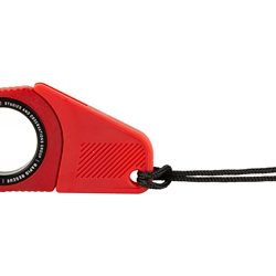 SOG Knives & Tools Rapid Rescue, Compact Seat Belt Cutter, Rescue Red