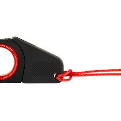 SOG Knives & Tools Rapid Rescue, Compact Seat Belt Cutter, Black and Red