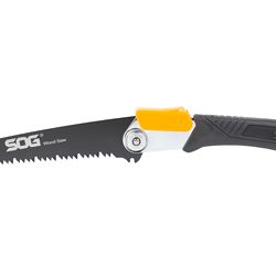 SOG Knives & Tools Folding Saw, 8.25" Saw Blade, High Carbon Steel, Sati...