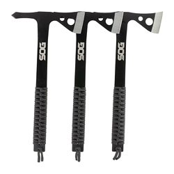 SOG Knives & Tools Throwing Hawks, Axe, 1.75" Straight Edge, Black Glass...