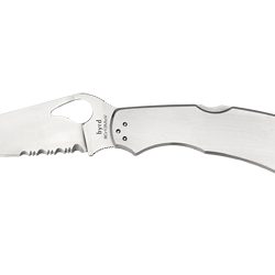 Spyderco Byrd, Cara Cara 2, 3.75" Folding Knife, Clip Point, Combo Edge,...